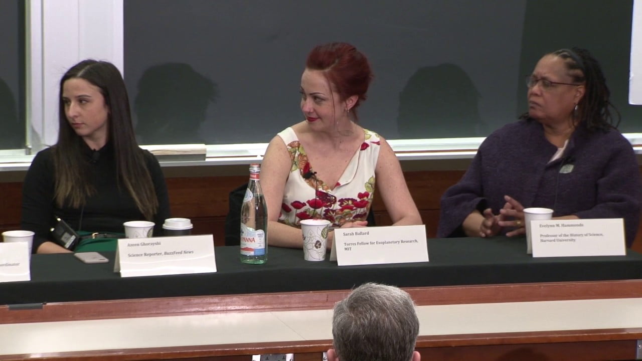 Panelists from Sexual Harassment and Gender Equity in Science